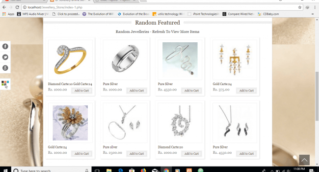 jewelery store with php 2 - Jewellery Store Site Using PHP - Free Source Code