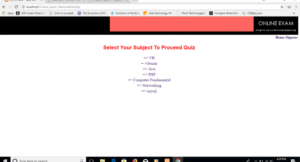 online quiz using php 1 300x162 - Simple Online Quiz Site Using PHP - Free Source Code