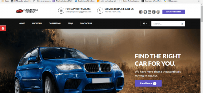 online car rental using php 1 - Online Car Rental System Using PHP - Free Source Code