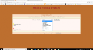 online polling system using php 1 300x162 - Simple Online Polling Using PHP Free Source Code