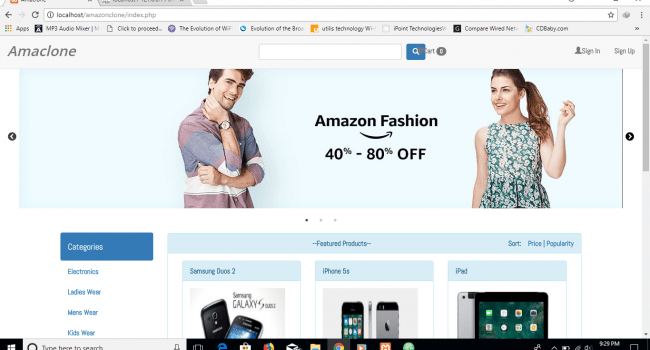 online shopping store using php 1 - Online Shopping Store Using Php - Free Source Code