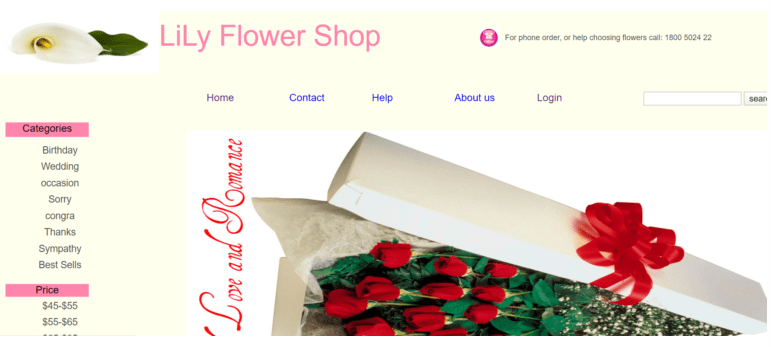 2 7 - ONLINE FLOWER SHOP IN PHP, CSS, JS, AND MYSQL | FREE DOWNLOAD