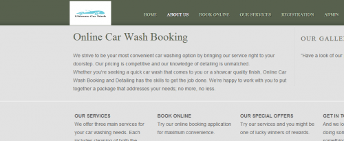 26d5Gu1 - PHP Car Wash Booking Online System PHP/MySQL Source Code