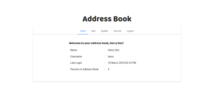 Address Book in PHP - ADDRESS BOOK IN PHP WITH SOURCE CODE