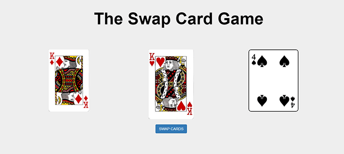 Card Swap Game In HTML - CARD SWAP GAME IN JAVASCRIPT WITH SOURCE CODE