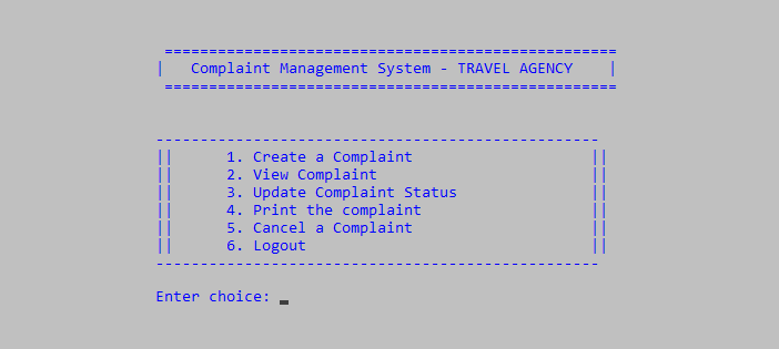 Complaint Management System in C - Complaint Management System In C++ With Source Code