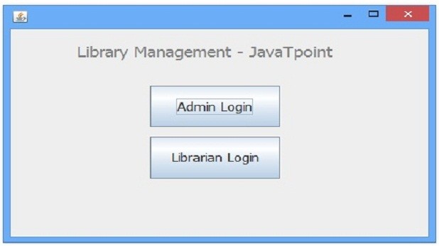 Library Management System in Java 1 - Library Management System in Java Using Core Java, Swing