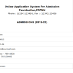 Online Admission System in PHP 150x150 - ONLINE APPLICATION SYSTEM FOR ADMISSION IN PHP WITH SOURCE CODE