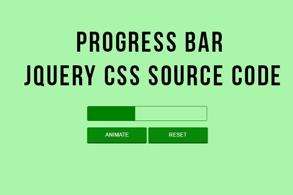 Progress Bar jQuery CSS Source Code - Progress Bar jQuery CSS Source Code
