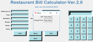 Restaurant Bill Calculator in Python 300x135 - Restaurant Bill Calculator (ver2.0) In PYTHON With Source Code