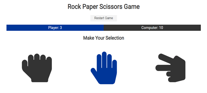 Rock Papper Scissors Game in JavaScript - ROCK PAPER SCISSORS GAME IN JAVASCRIPT WITH SOURCE CODE