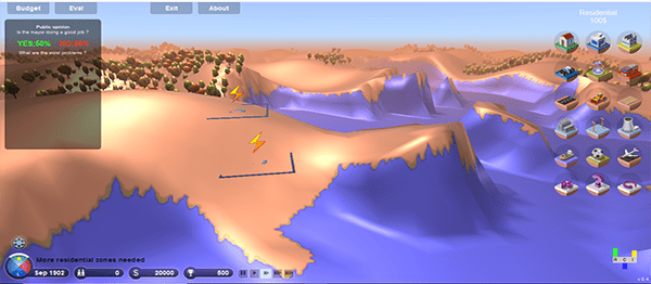Screenshot 135 - 3D CITY BUILDER GAME IN JAVASCRIPT WITH SOURCE CODE