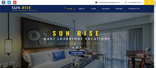 Screenshot 16080000000000000000000 - RESPONSIVE HOTEL SITE USING PHP WITH SOURCE CODE