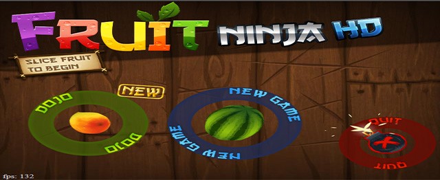 Screenshot 2 - Fruit Ninja Cutter Game In JavaScript And HTML5 With Source Code