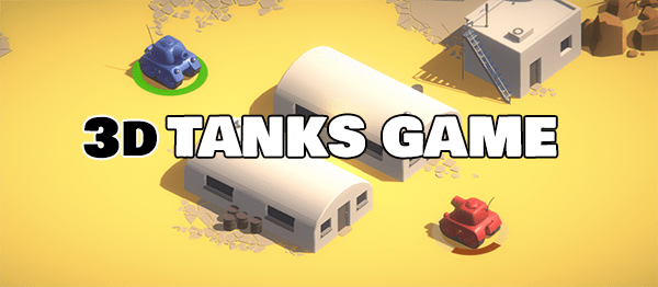 Screenshot 2104000 - 3D Tanks Game Using Unity With Source Code