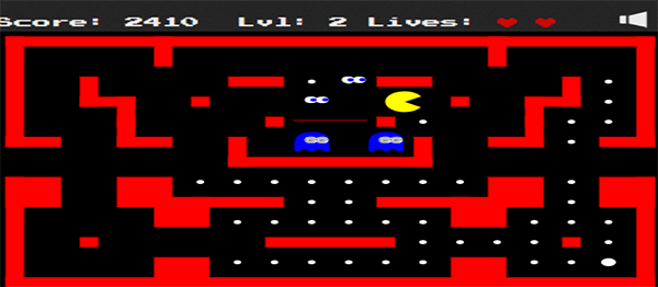 Screenshot 221 3 - CANVAS PACMAN GAME IN JAVASCRIPT WITH SOURCE CODE