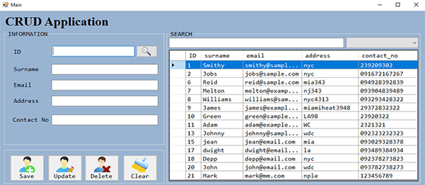 Screenshot 2865000 - CRUD Application In VB.NET With Source Code