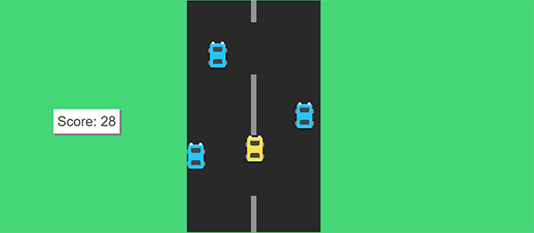 Screenshot 3006000 - 2D Traffic Racer Game In jQuery With Source Code