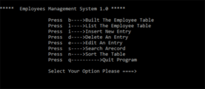 Screenshot 41 1 1 300x131 - Employee Management System (Version 1.0) In C++ With Source Code