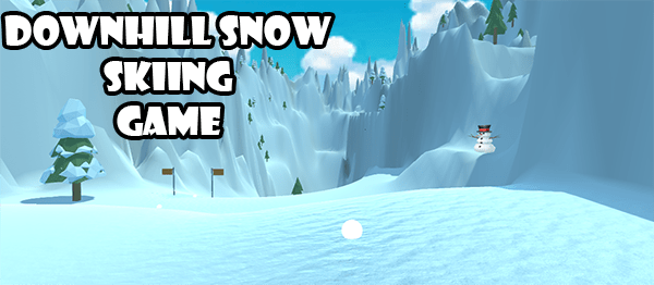 Screenshot 4174000 - DownHill Snow Skiing Game In UNITY ENGINE With Source Code