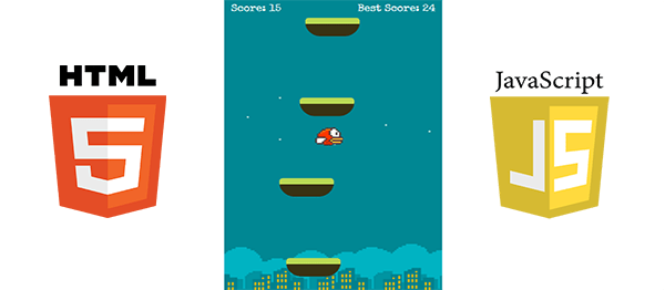 Screenshot 4364000 - FLAPPY JUMP GAME IN HTML5, JAVASCRIPT WITH SOURCE CODE