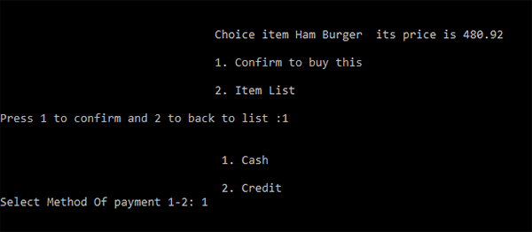 Screenshot 54 1 1 - FAST FOOD ORDERING SYSTEM IN C++ WITH SOURCE CODE