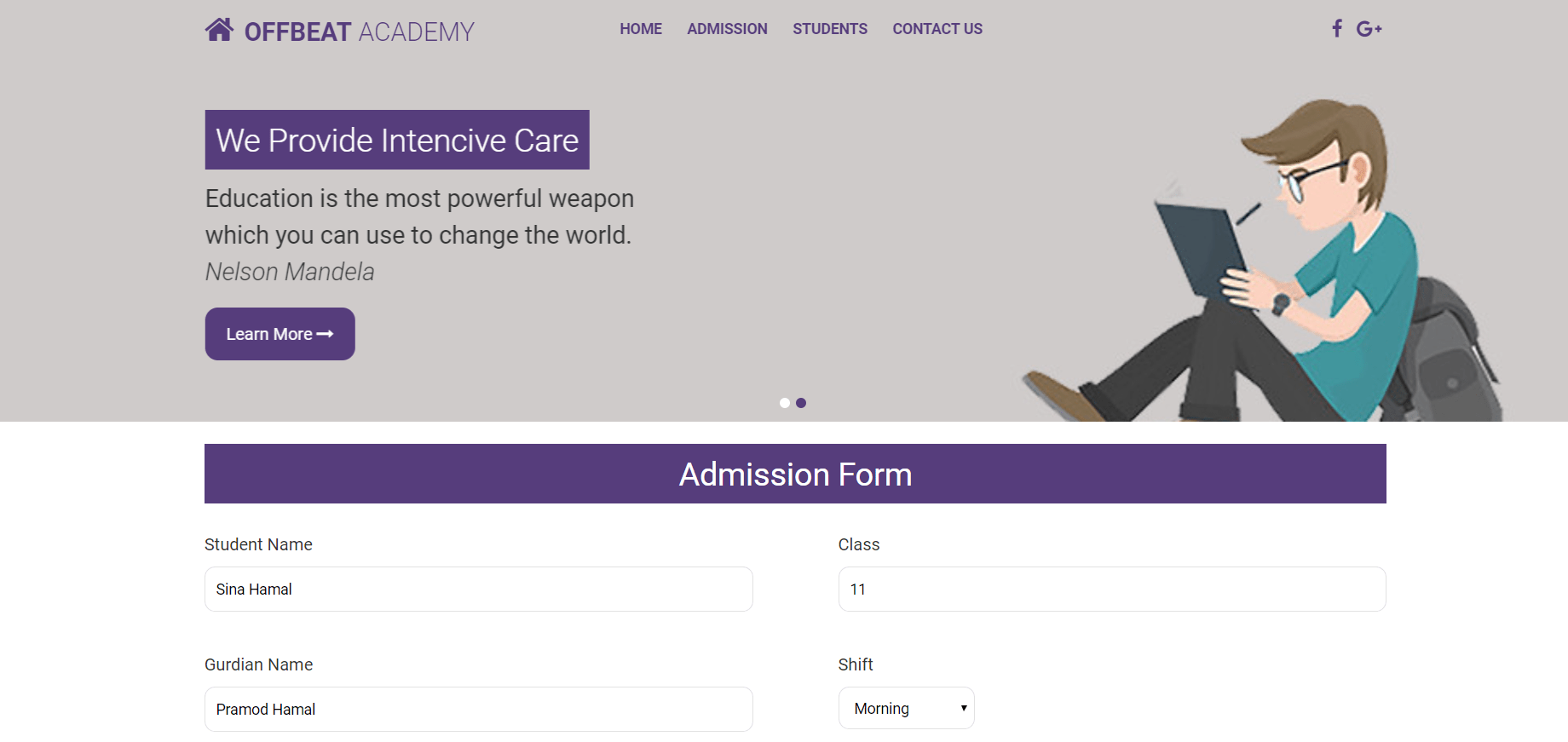 Screenshot 57 - STUDENT ADMISSION SYSTEM IN PHP WITH SOURCE CODE