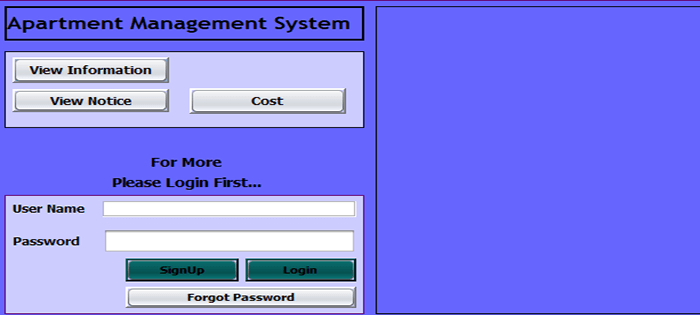Screenshot 682 - APARTMENT INFORMATION SYSTEM IN JAVA WITH SOURCE CODE