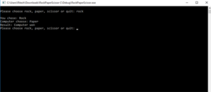 Screenshot 8 1 300x131 - Rock, Paper And Scissor Game In C Programming With Source Code