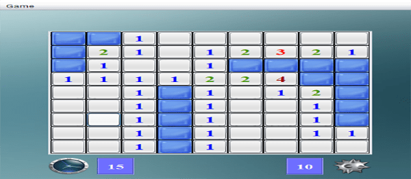 Screenshot 860 1 - CLASSIC MINESWEEPER GAME IN JAVA WITH SOURCE CODE