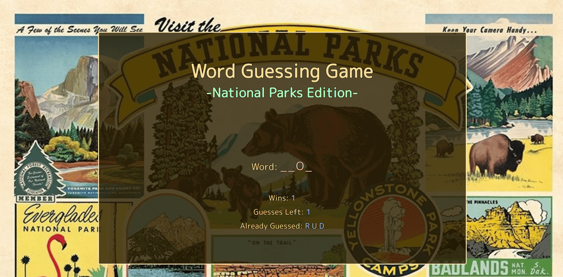 Screenshot 94 - Word Guess Game In Javascript With Source Code