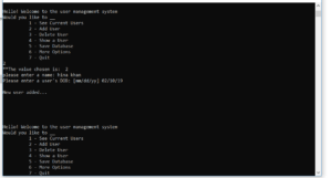 Screenshot 95 300x161 - USER MANAGEMENT SYSTEM IN PYTHON WITH SOURCE CODE