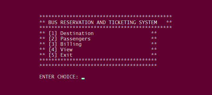 Screenshot BusReservationAndTicketingSystemJAVA - BUS RESERVATION AND TICKETING SYSTEM IN JAVA WITH SOURCE CODE