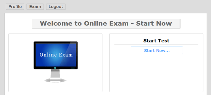 Screenshot OnlineExaminationSystemPHP - Online Examination System In PHP With Source Code