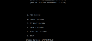 Screenshot PoliceStationManagementSystemC 300x135 - Police Station Management System In C++ With Source Code