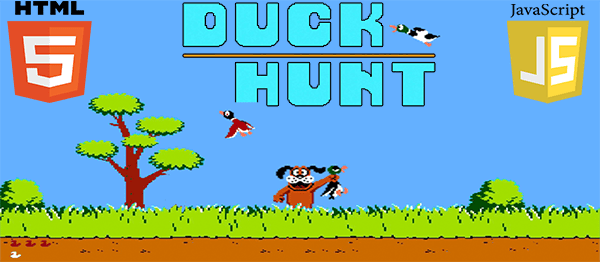 Screenshot duck hunt - Duck Hunt Game In HTML5 And JavaScript With Source Code