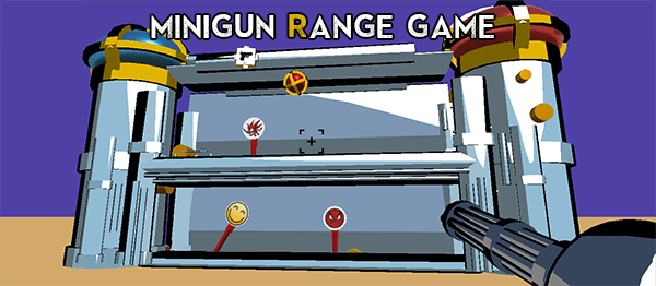 Screenshot minigunUnity - MiniGun Range Game In UNITY ENGINE With Source Code