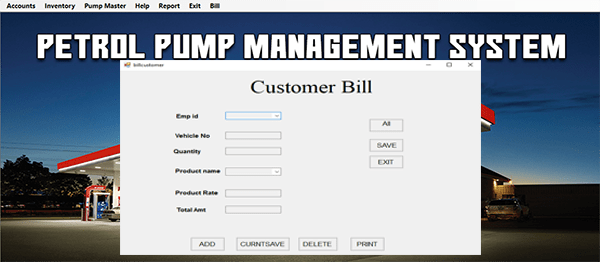 Screenshot petrolpumpmanagement - Petrol Pump Management System In C# With Source Code