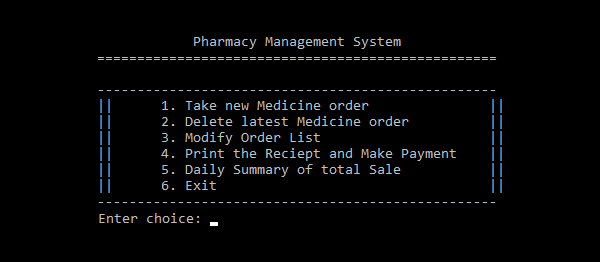 Screenshot pharmacyManagementC - TIPS CALCULATOR IN JAVASCRIPT WITH SOURCE CODE