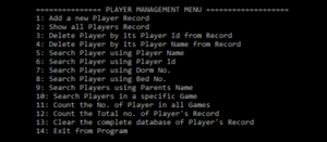 Screenshot playermanagement 300x131 - Player Management System In C++ With Source Code
