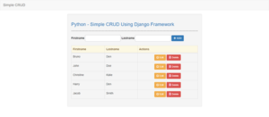 Screenshot simpleCRUDdjango 300x131 - Simple CRUD In PYTHON Using Django Framework With Source Code