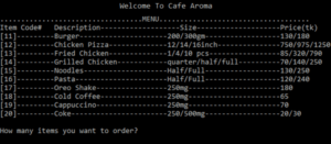 Screenshot simpleFoodORderingCprogramming 300x131 - Simple Food Ordering System In C Programming With Source Code