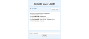 Screenshot simpleLiveChat 300x131 - PHP Chat System Using PHP/MySQL Source Code