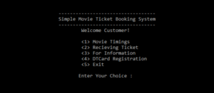 Screenshot simpleMovieTicketBookingSystem 300x131 - Simple Movie Ticket Booking System In C++ With Source Code