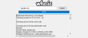 Screenshot whoisapplicationJAVA 300x131 - WHOIS Application In JAVA With Source Code