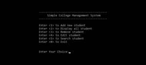 Simple College Management System in C 300x135 - Simple College Management System In C++ With Source Code