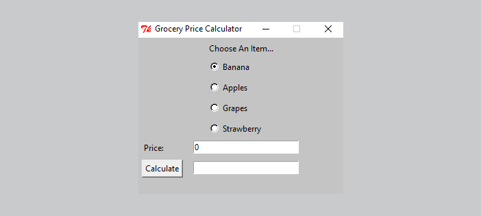 Simple Grocery Price Calculator in Python - SIMPLE GROCERY PRICE CALCULATOR IN PYTHON WITH SOURCE CODE