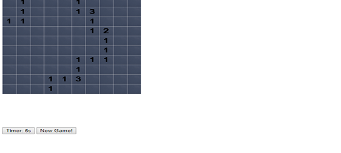 Simple Minesweeper In Vanilla JavaScript - SIMPLE MINESWEEPER GAME IN VANILLA JAVASCRIPT WITH SOURCE CODE
