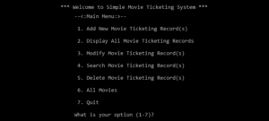 Simple Movie Ticketing System in C programming 300x135 - SIMPLE MOVIE TICKETING SYSTEM IN C PROGRAMMING WITH SOURCE CODE