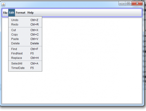1 3 - Notepad in Java(MStech NotePad) - Free Source Code